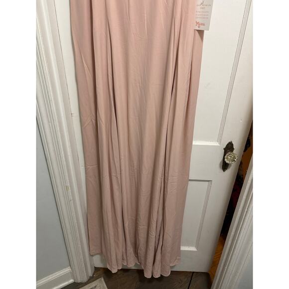 Show Me Your Mumu Jenn Maxi Dress Dusty Blush Crisp / Size XXXL - Picture 3 of 4